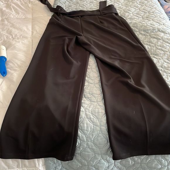 Leith black pants with tie size large - Picture 5 of 6